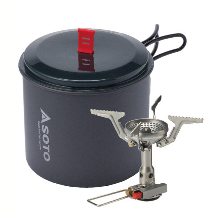 SOTO New River Pot with Amicus Stealth Igniter Combo