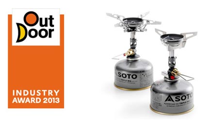 OutDoor Industry Award 2013 for SOTO Windmaster gas stove