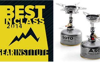 Gear Institute Best-in-Class Award 2014 for SOTO Windmaster gas stove